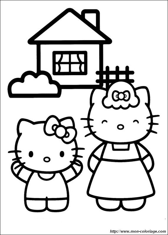 immagine Hello Kitty  e la sua bella mamma